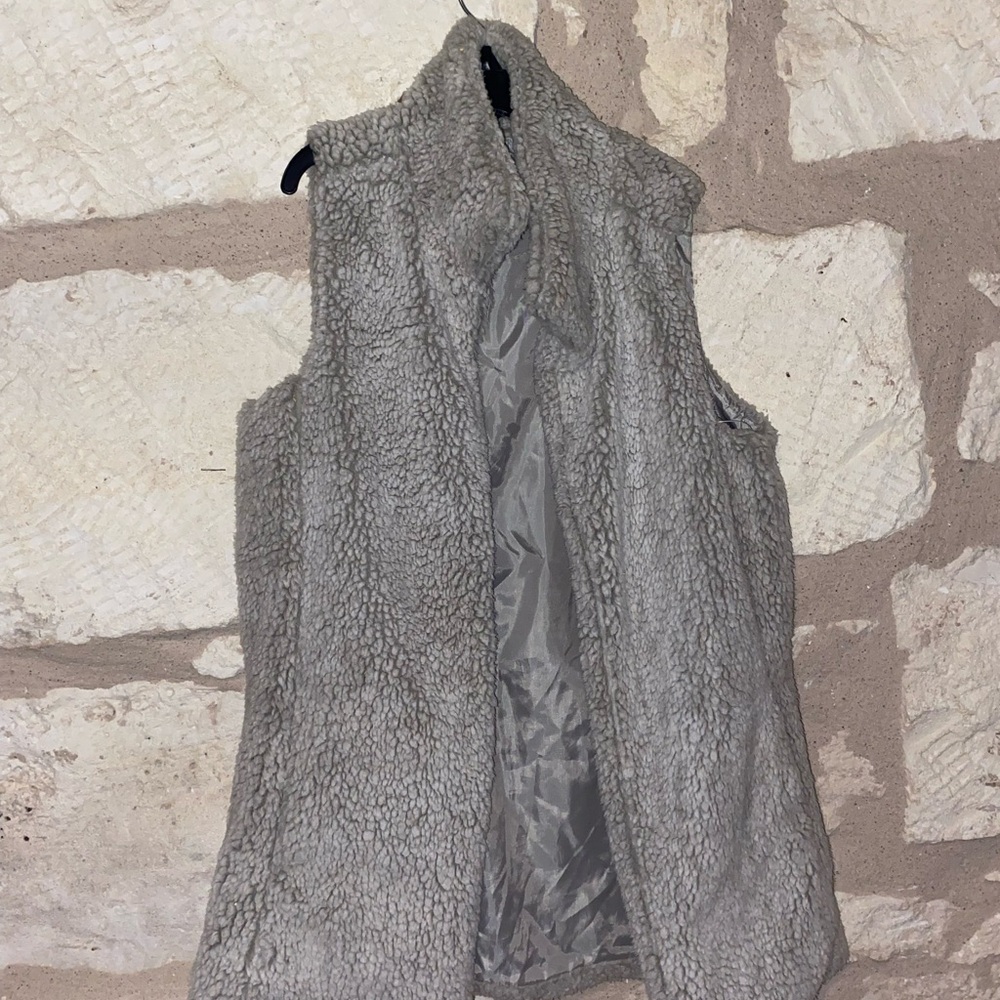Gray Sherpa Vest